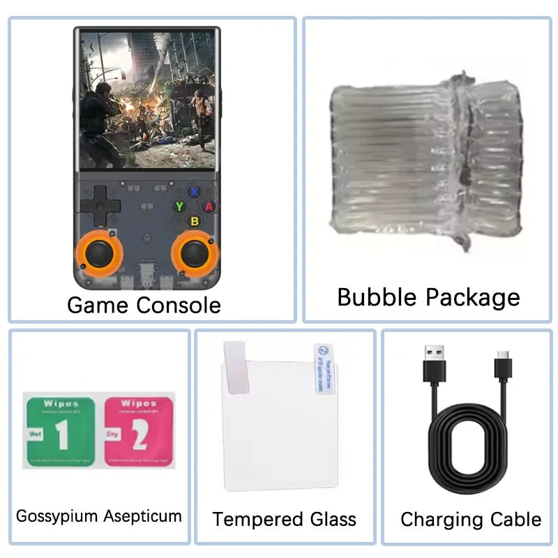 Console Portátil R36 ULTRA 2025 — Videogame Open Source com Sistema Linux, Tela IPS de 4.0", 64GB, Mais de 20.000 Jogos Retrô — Pocket Player