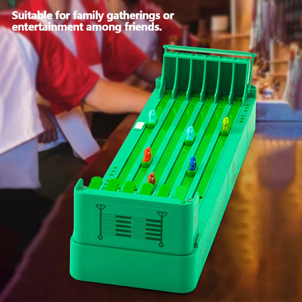 Jogo de Tabuleiro de Corrida de Cavalos — Jogo Eletrônico de Mesa, Alimentado por Bateria, Máquina de Corrida de Cavalos, Brinquedo Interativo para Festas e Família