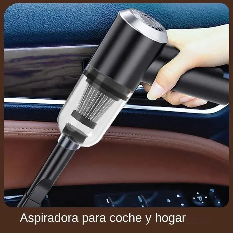 Aspirador de Carro Sem Fio 9000Pa — Recarregamento USB, 1200mAh, Portátil, Mini Aspirador para Limpeza Doméstica, Sujeira Seca e Molhada