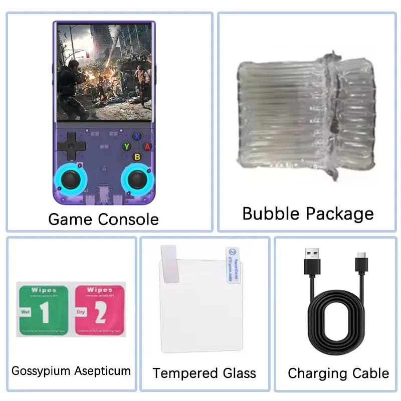 Console Portátil R36 ULTRA 2025 — Videogame Open Source com Sistema Linux, Tela IPS de 4.0", 64GB, Mais de 20.000 Jogos Retrô — Pocket Player