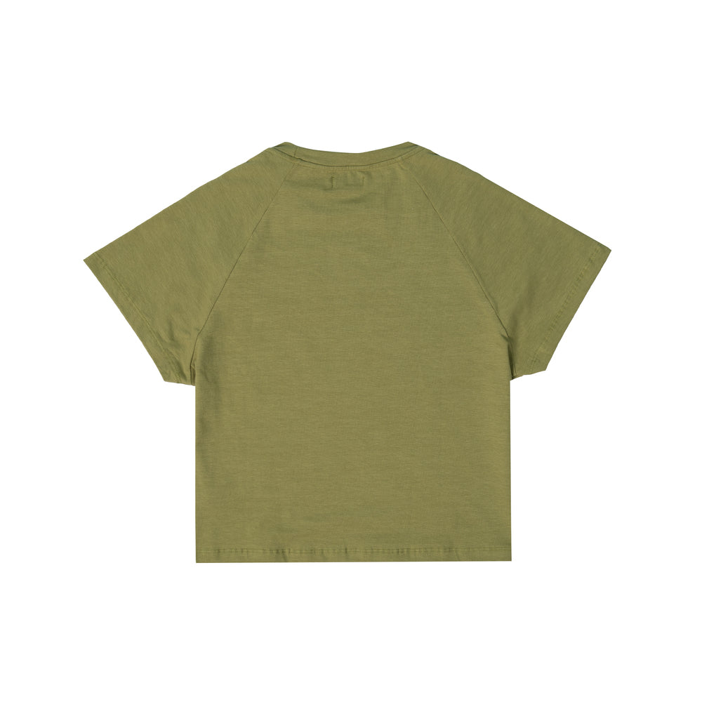 BABY TEE SUF CITIES MILITARY GREEN