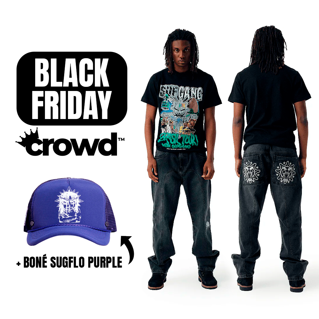 COMPRE 3, PAGUE 2 - Kit Completo Sugflo Camisa The Redeemer + Calça Jeans + Boné Purple [BLACK FRIDAY]